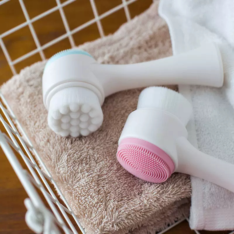 แปรงล้างหน้าแบบใช้มือ สองด้าน  - Silicone Face Scrubber Electric บทวิจารณ์และราคา