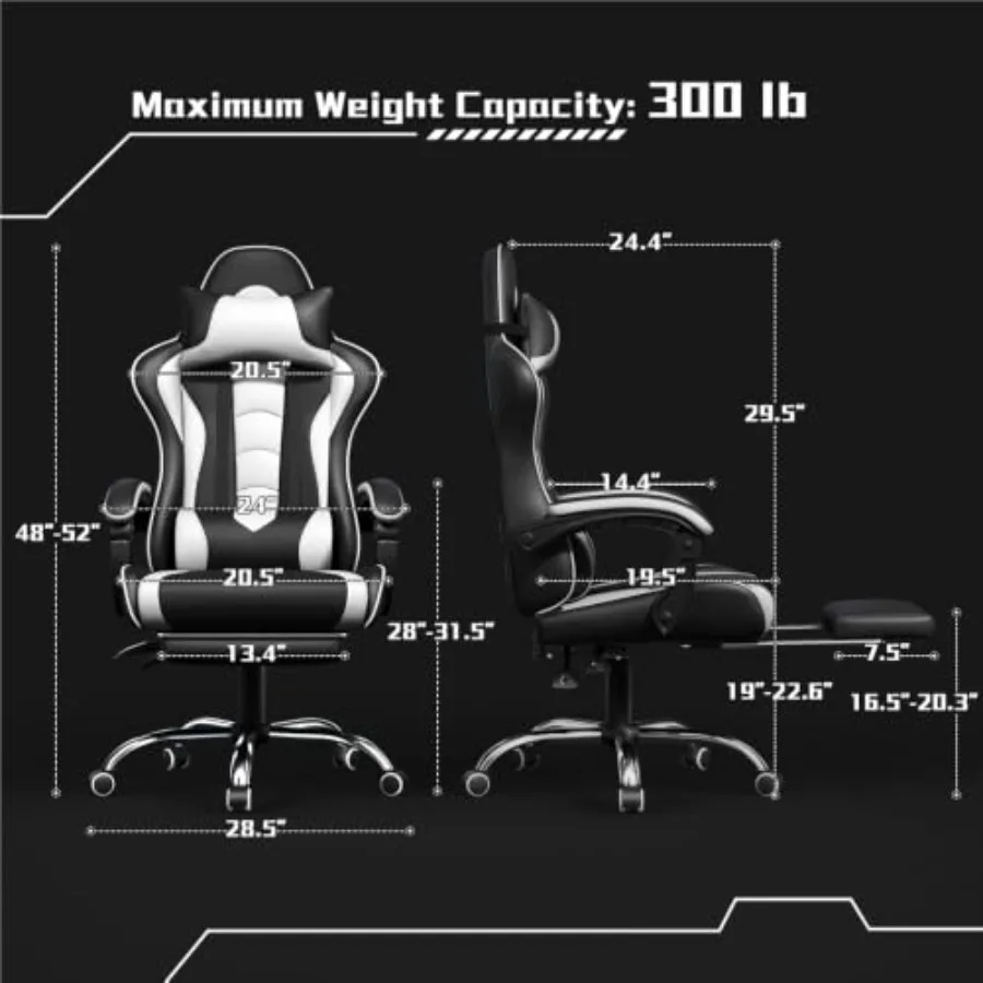 เก้าอี้เกมมิ่งพร้อมที่พักเท้า  - Massage บทวิจารณ์และราคา