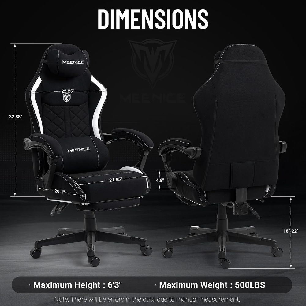 เก้าอี้เกมมิ่งขนาดใหญ่พิเศษพร้ - Massage บทวิจารณ์และราคา