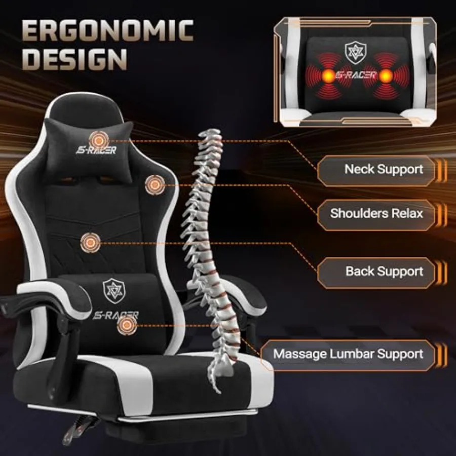 เก้าอี้เกมมิ่งสำหรับผู้ใหญ่ พร - Massage บทวิจารณ์และราคา